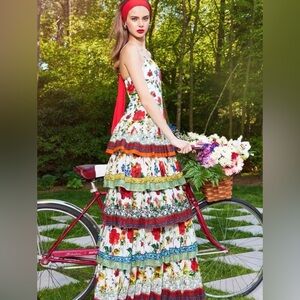 Alice + Olivia One Shoulder Floral Valencia Dress